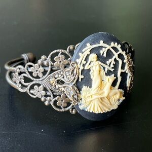 Handmade Goddess Diana cuff bracelet by Sheekydoodle on Etsy